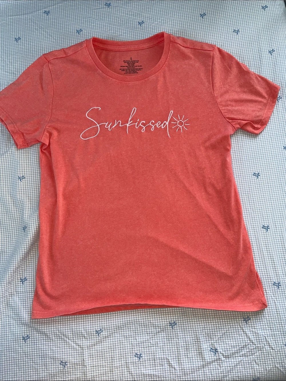 NWOT Embroidered Sunkissed Top